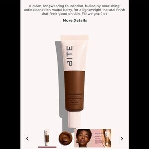 ❤️FINAL SALE❤️ BNIB Bite Beauty CHANGEMAKER SUPERCHARGED FOUNDATION Shade D180